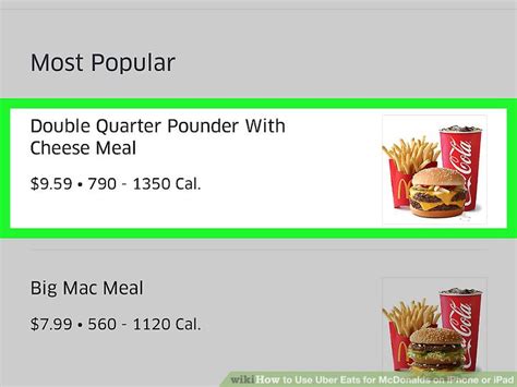 How to Use Uber Eats for McDonalds on iPhone or iPad.